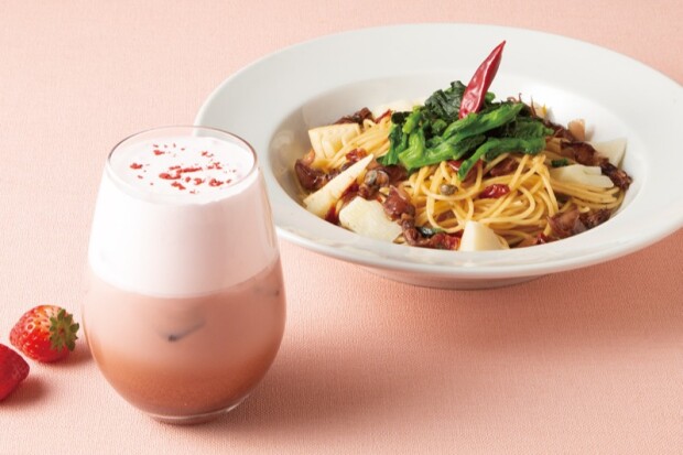春限定おすすめパスタ＆ドリンクのご案内