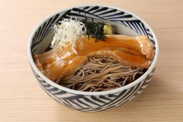 冷やし煮豚ぶっかけ蕎麦