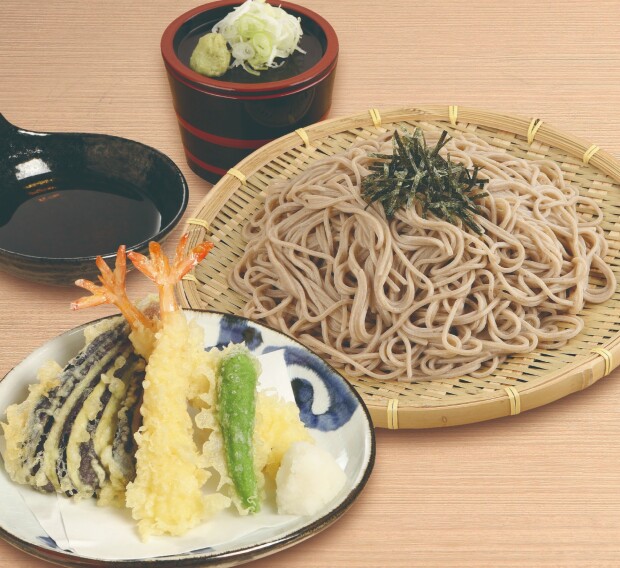 海老天ざるそば