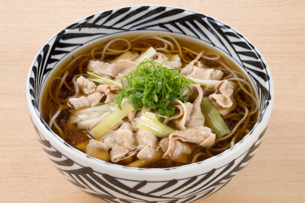 豚肉そば柚子胡椒風味
