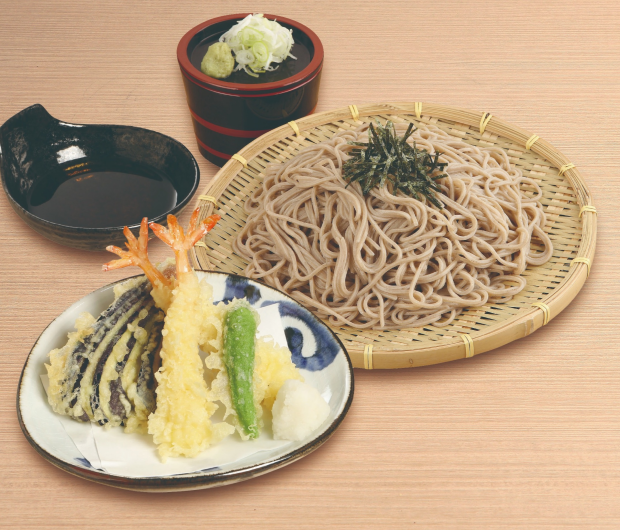 海老天ざるそば・海老天ぷらそば 50％増量！