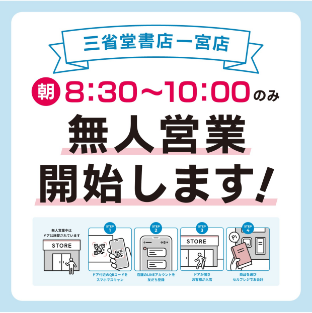 朝の無人営業はじめました