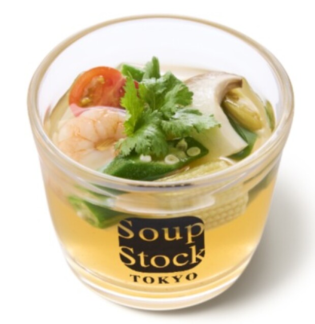 海老と夏野菜の冷たいトムヤムクン